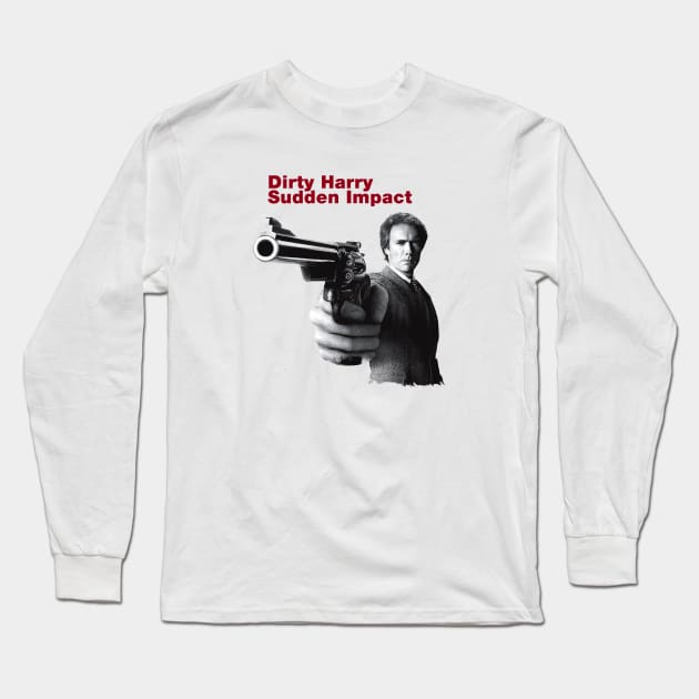 Mod.4 Dirty Harry Magnum Force Long Sleeve T-Shirt by parashop